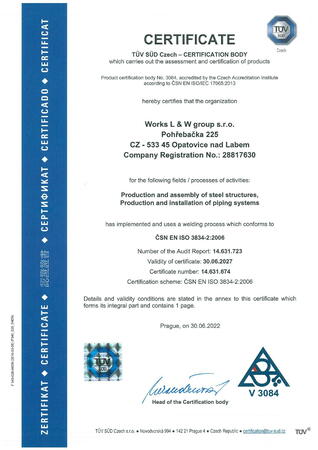 Certification 3834-2 2006_2022-2027